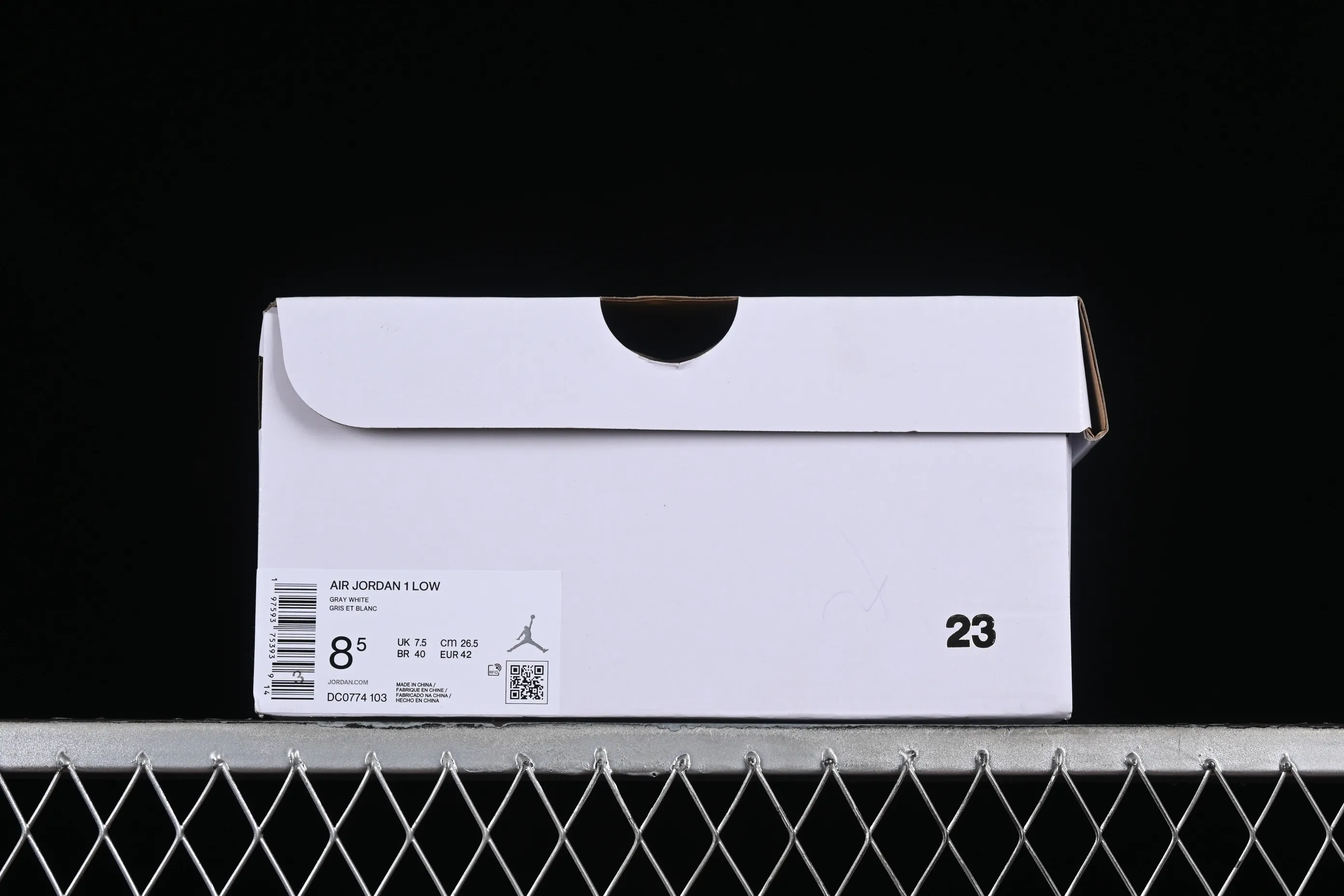 All categories Air Jordan Jordan series basketball shoes Air Jordan 1 Low Air Jordan 1 Low AJ1 Joe 1 white gray low-top cultural basketball shoes DC0774-103